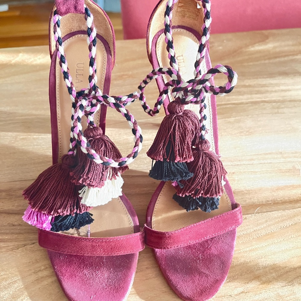 Ulla Johnson tassel heels